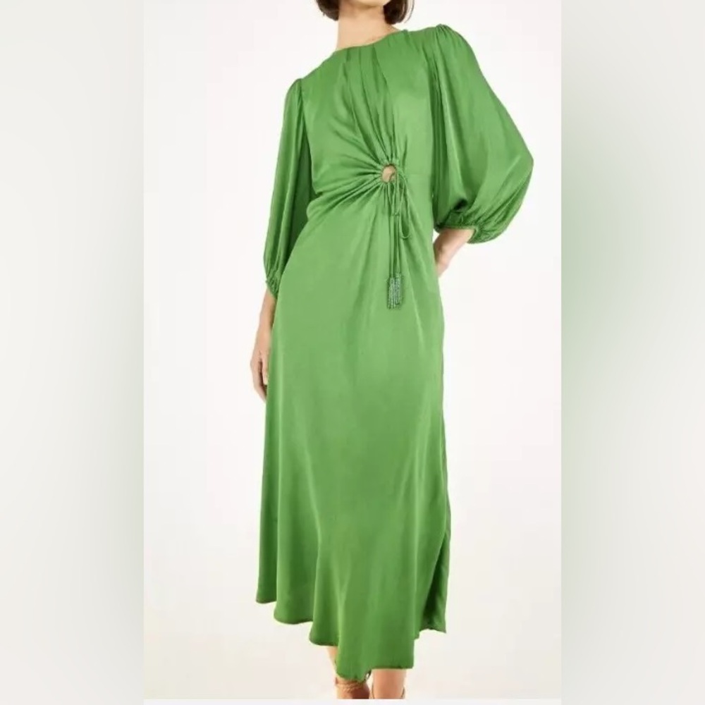 Farm Rio circle cut out dress in green NWT - Picture 1 of 3